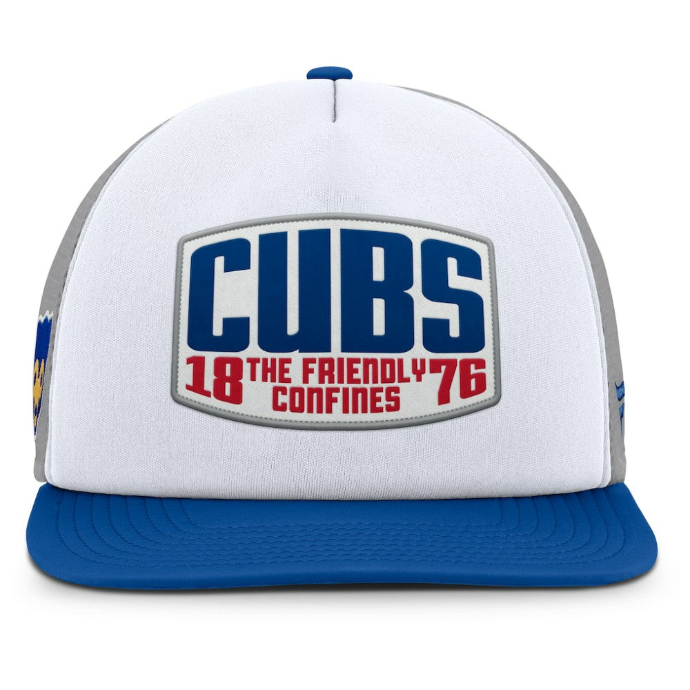 Chicago Cubs Fanatics Cranked Foam Front Patch Trucker Adjustable Hat | MLB US