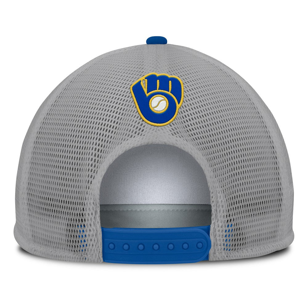 Milwaukee Brewers Fanatics Cranked Foam Front Patch Trucker Adjustable Hat | MLB Online