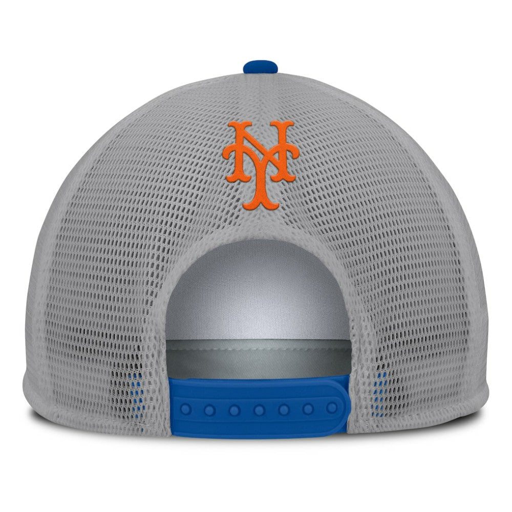 New York Mets Fanatics Cranked Foam Front Patch Trucker Adjustable Hat | MLB Near me