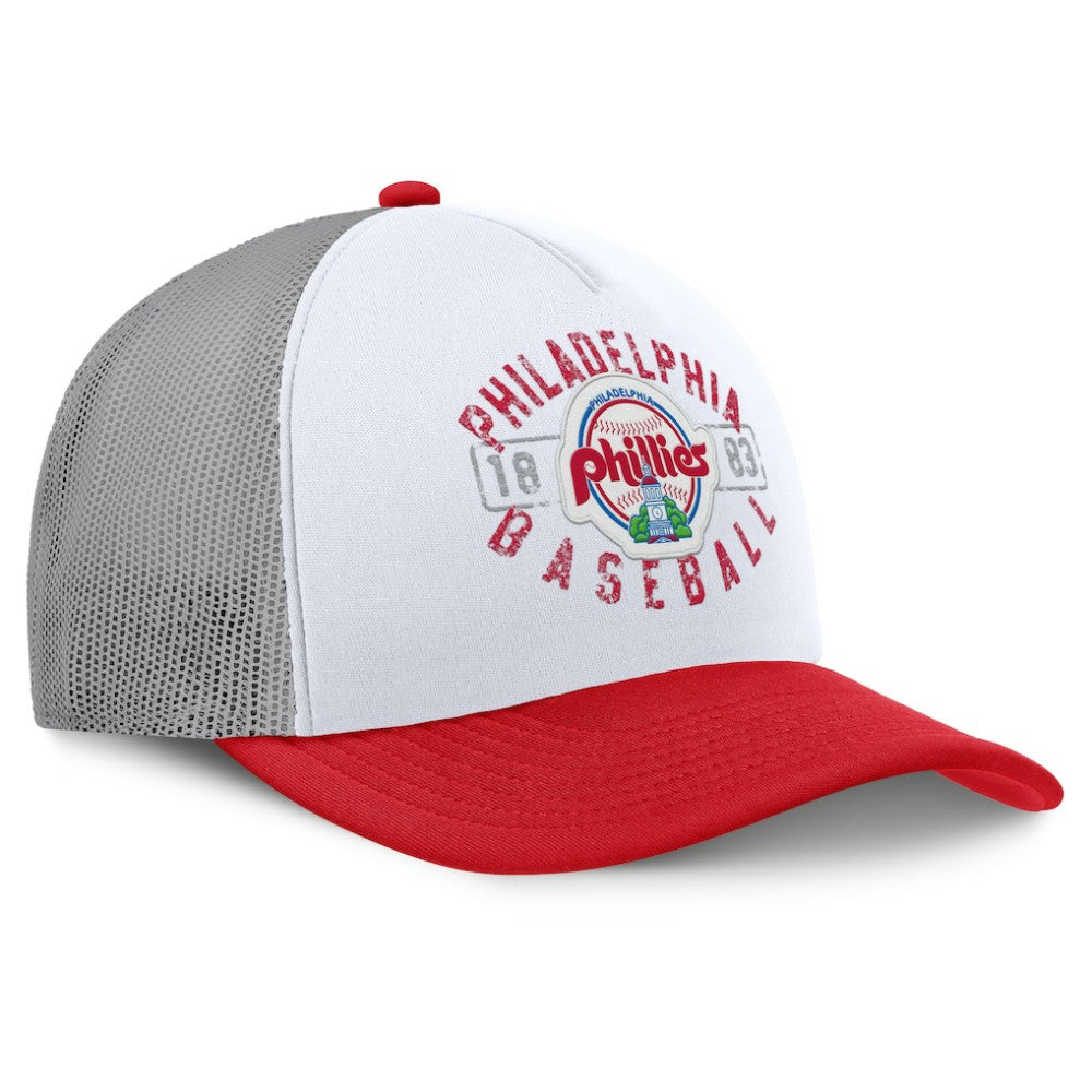 Philadelphia Phillies Fanatics Designated A-Frame Foam Front Trucker Adjustable Hat | MLB Shop