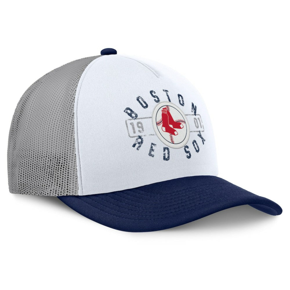Boston Red Sox Fanatics Designated A-Frame Foam Front Trucker Adjustable Hat | MLB Discount