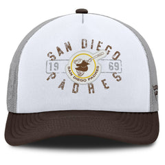 San Diego Padres Fanatics Designated A-Frame Foam Front Trucker Adjustable Hat | MLB Sale