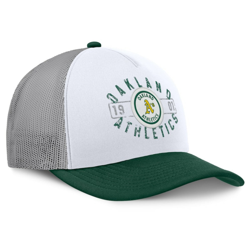 Athletics Fanatics Designated A-Frame Foam Front Trucker Adjustable Hat | MLB Sale