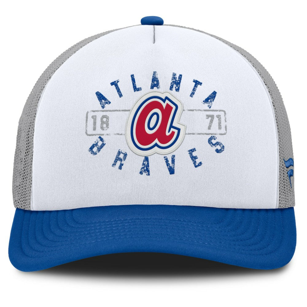 Atlanta Braves Fanatics Designated A-Frame Foam Front Trucker Adjustable Hat | MLB Near me