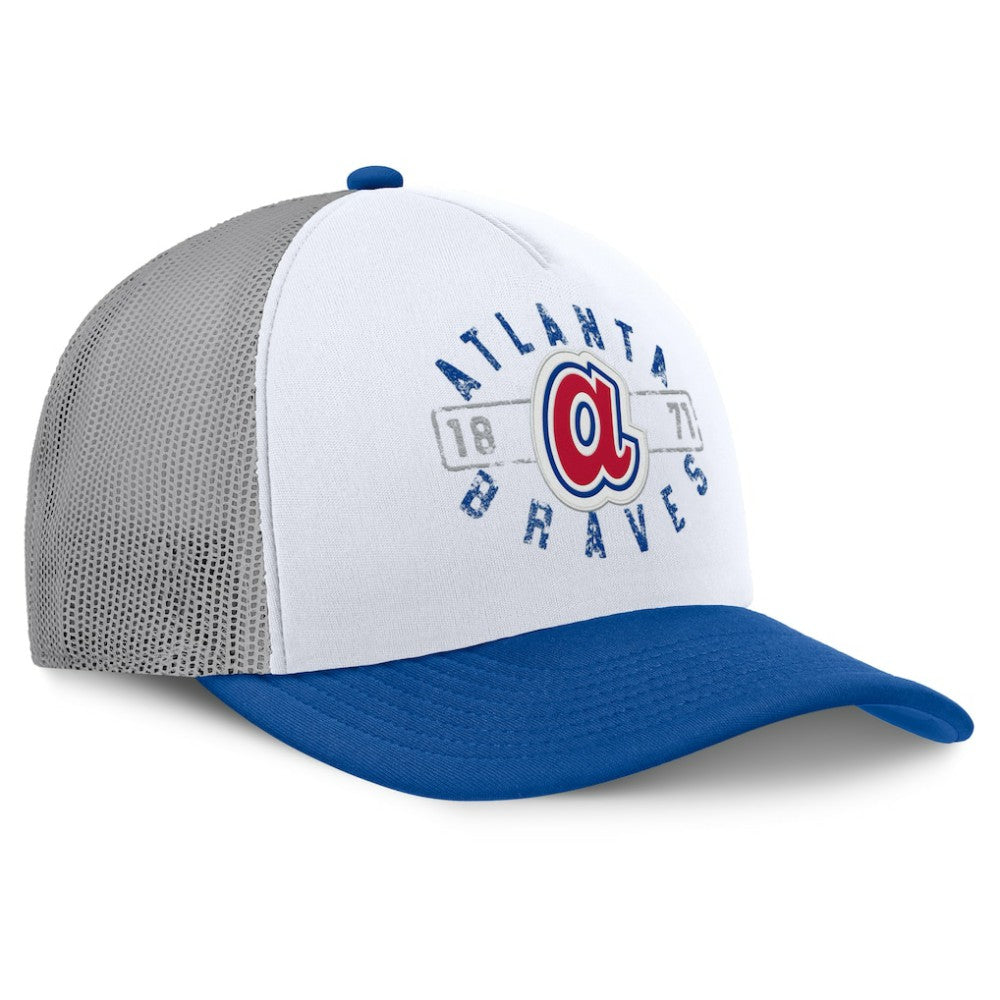 Atlanta Braves Fanatics Designated A-Frame Foam Front Trucker Adjustable Hat | MLB Near me