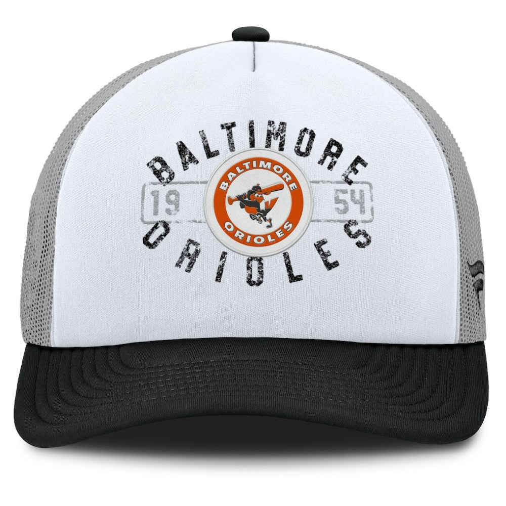 Baltimore Orioles Fanatics Designated A-Frame Foam Front Trucker Adjustable Hat | MLB For sale