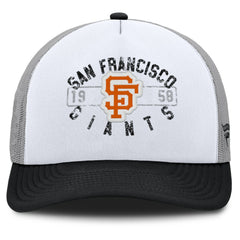 San Francisco Giants Fanatics Designated A-Frame Foam Front Trucker Adjustable Hat | MLB Outlet