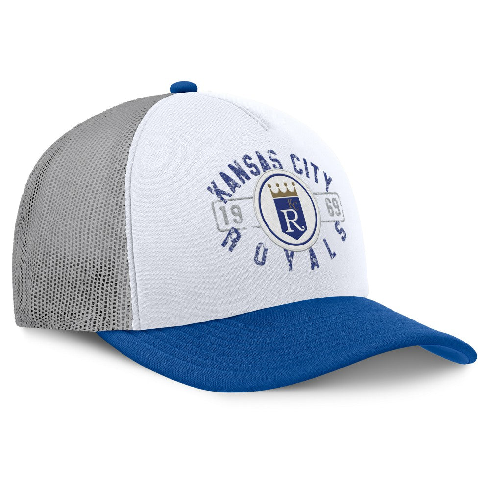Kansas City Royals Fanatics Designated A-Frame Foam Front Trucker Adjustable Hat | MLB Outlet