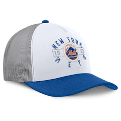 New York Mets Fanatics Designated A-Frame Foam Front Trucker Adjustable Hat | MLB Shop