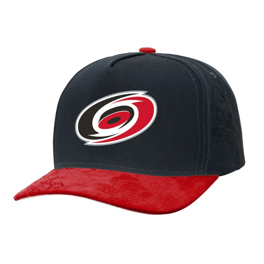 Carolina Hurricanes Mitchell & Ness May Flowers Pro Crown Adjustable Hat For Sale