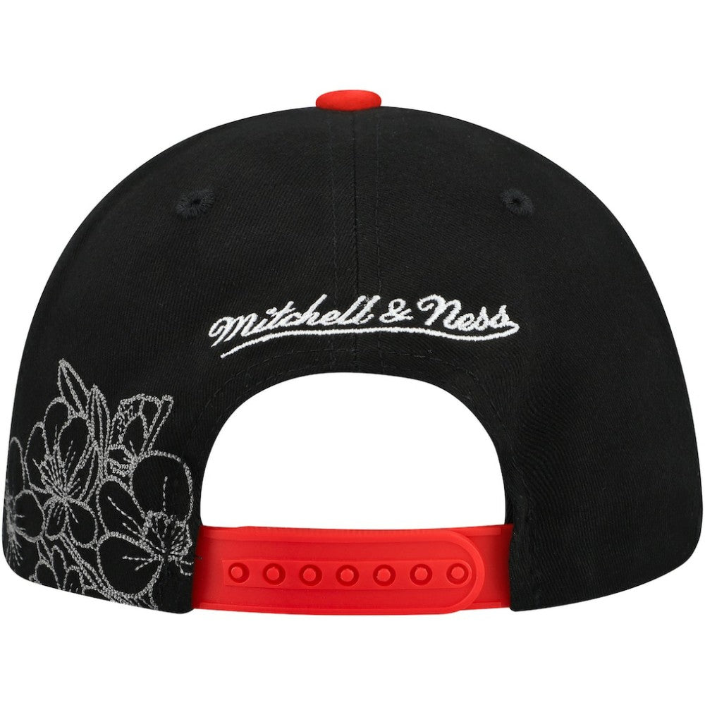 Chicago Blackhawks Mitchell & Ness May Flowers Pro Crown Adjustable Hat Discount