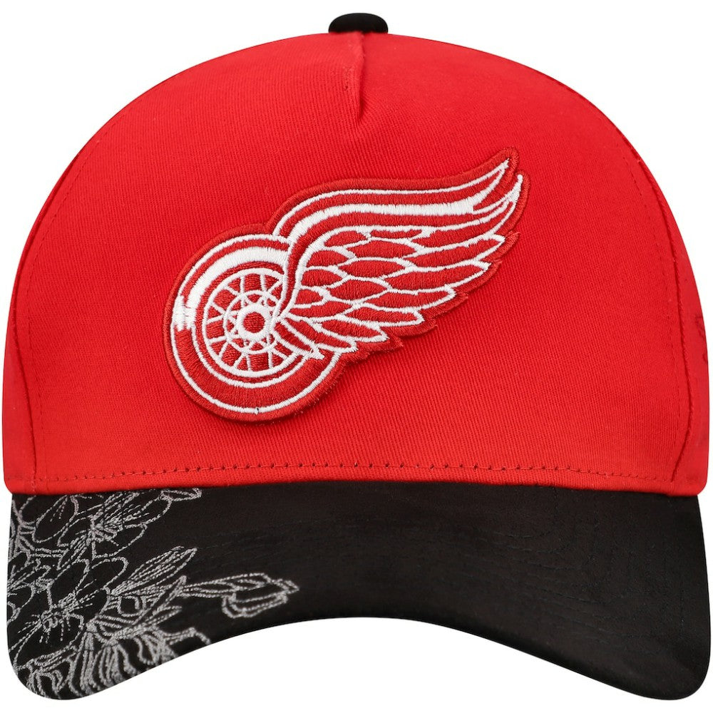 Detroit Red Wings Mitchell & Ness May Flowers Pro Crown Adjustable Hat Sale