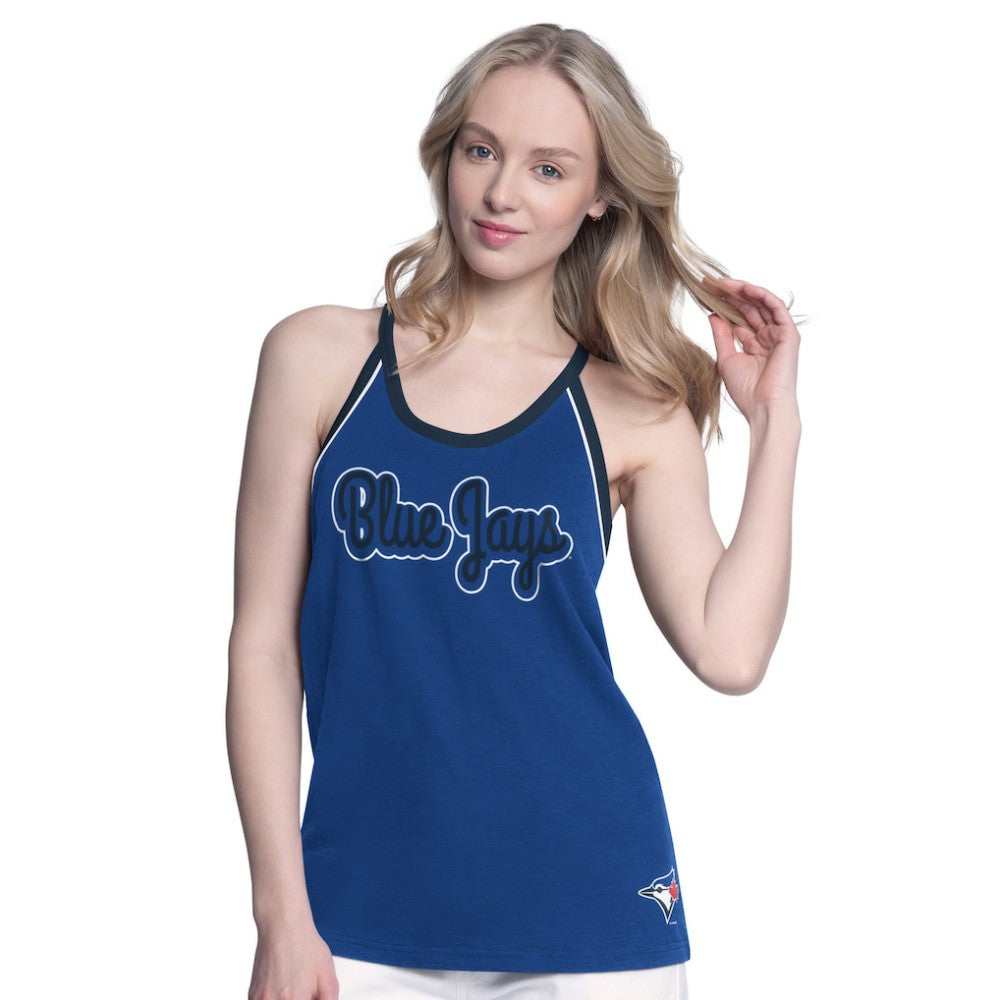 Toronto Blue Jays G-III 4Her by Carl Banks Women's Curveball Racerback Tank Top | MLB Outlet