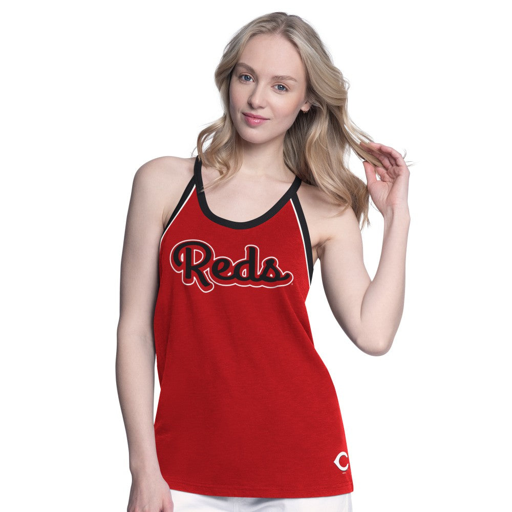 Cincinnati Reds G-III 4Her by Carl Banks Women's Curveball Racerback Tank Top | MLB US