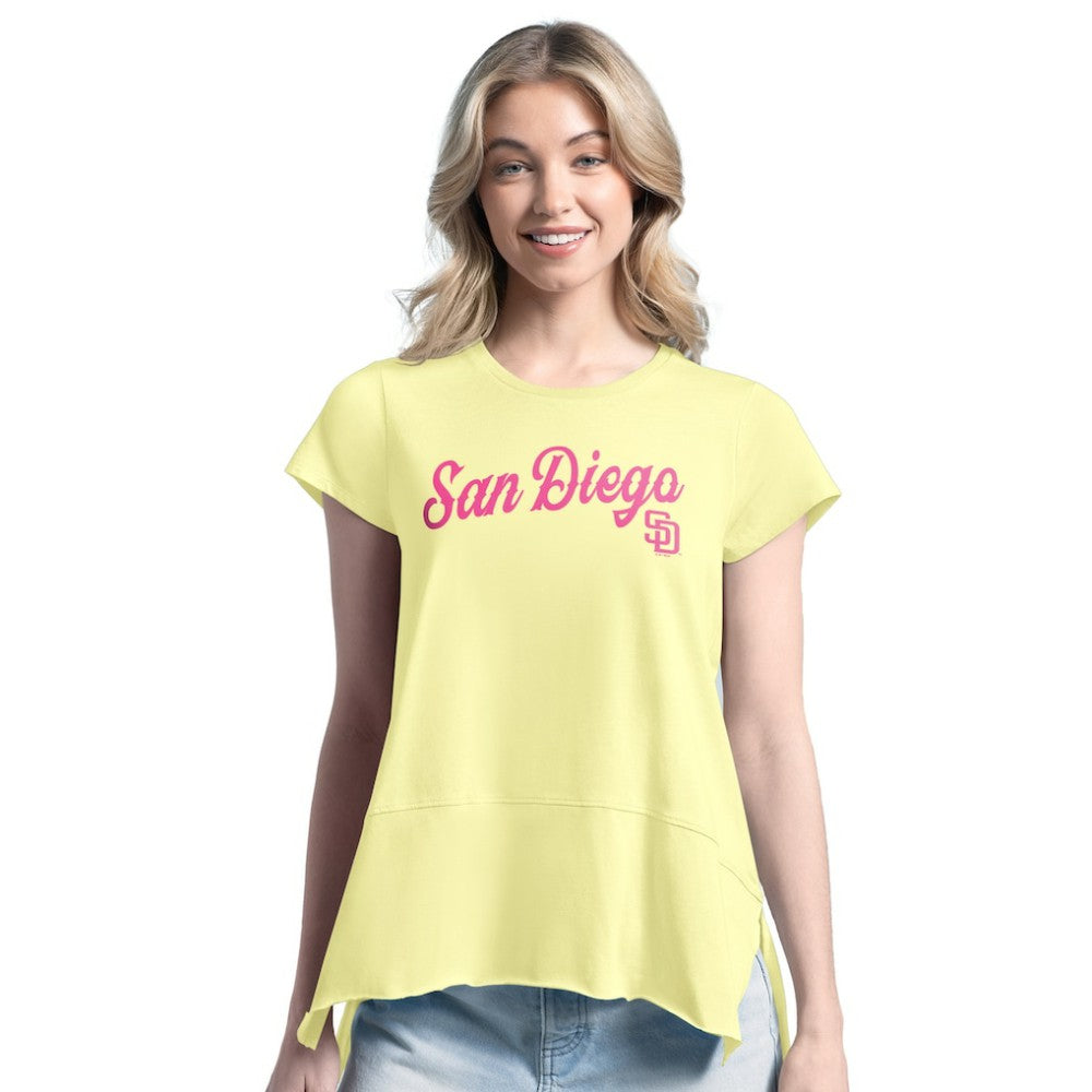 San Diego Padres Margaritaville Women's Gametime is Paradise T-Shirt | MLB On Sale