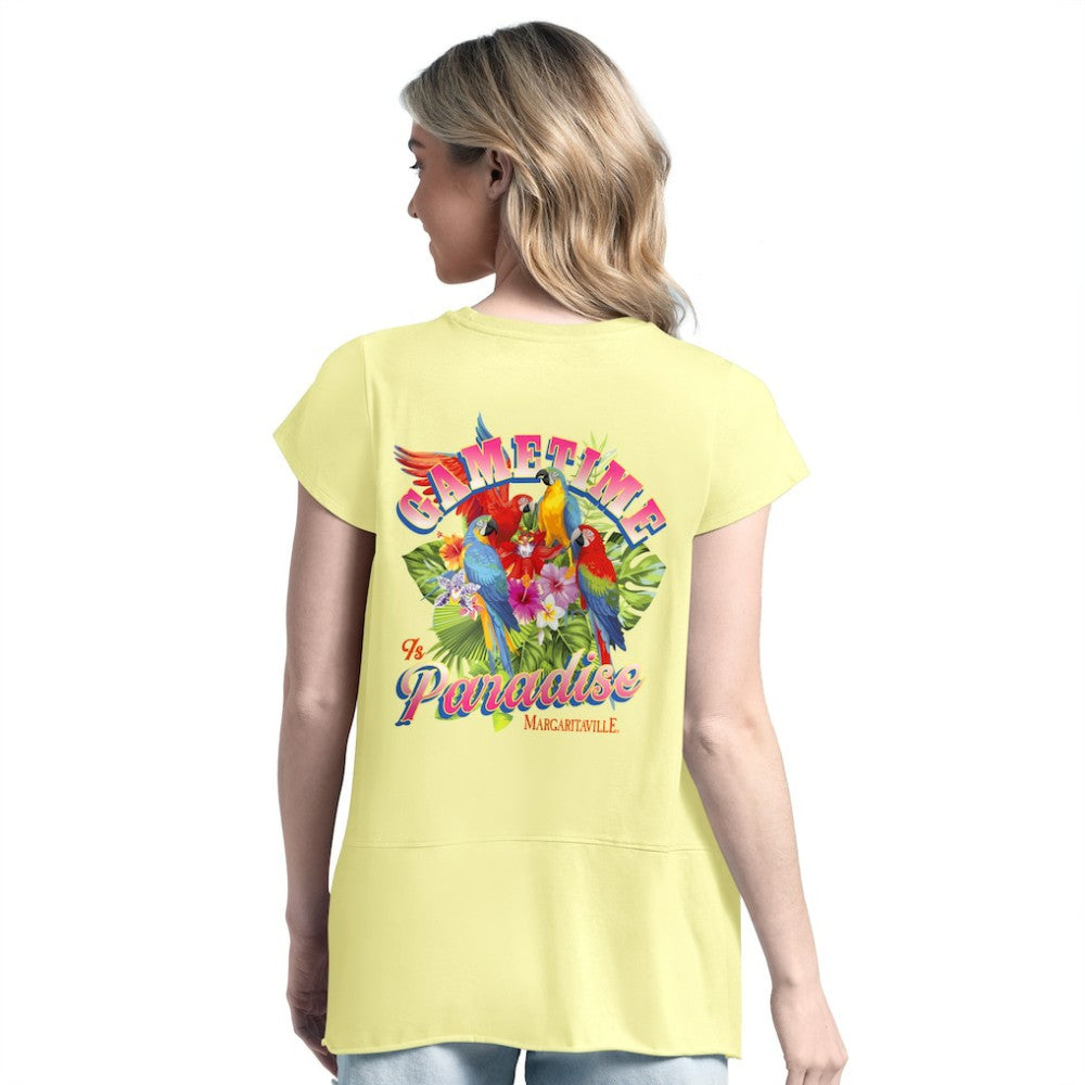 San Diego Padres Margaritaville Women's Gametime is Paradise T-Shirt | MLB On Sale