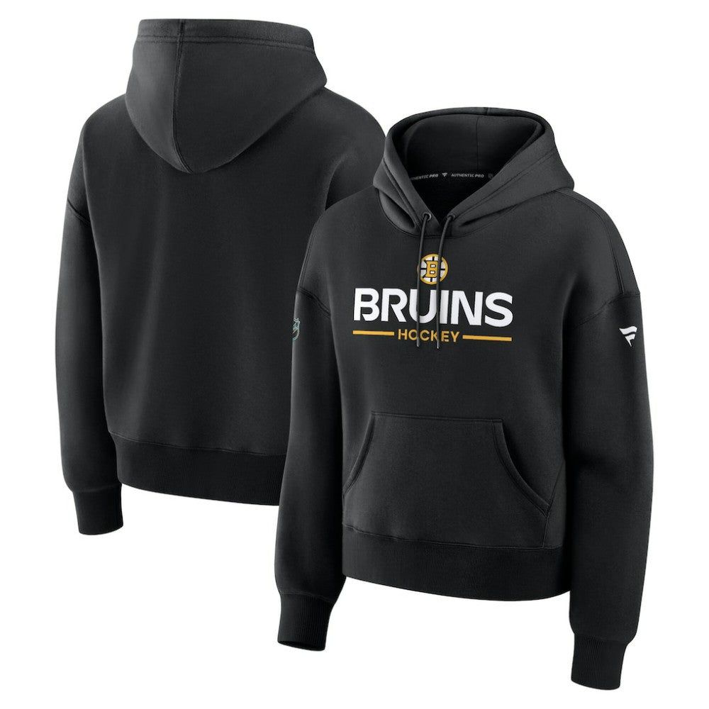 Boston Bruins Fanatics Women's Authentic Pro Primary Pullover Hoodie Online