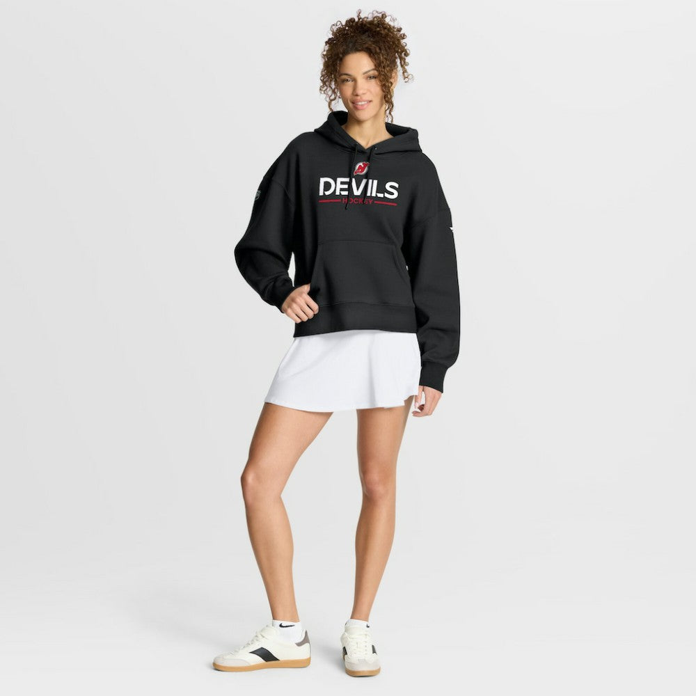 New Jersey Devils Fanatics Women's Authentic Pro Primary Pullover Hoodie For Sale