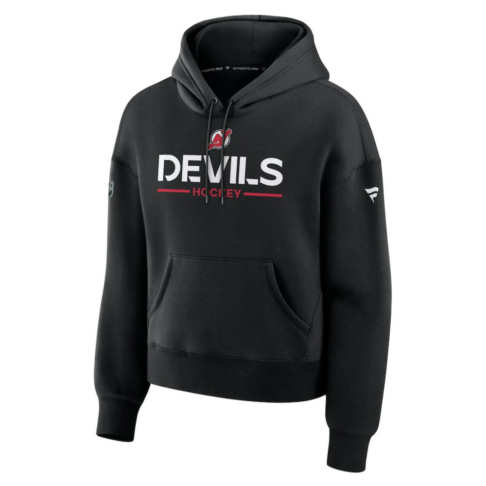 New Jersey Devils Fanatics Women's Authentic Pro Primary Pullover Hoodie For Sale
