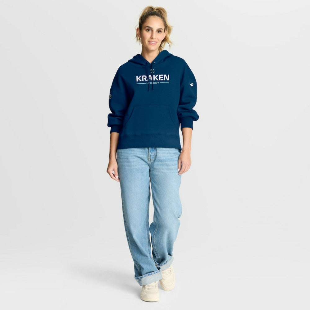 Seattle Kraken Fanatics Women's Authentic Pro Primary Pullover Hoodie For Sale