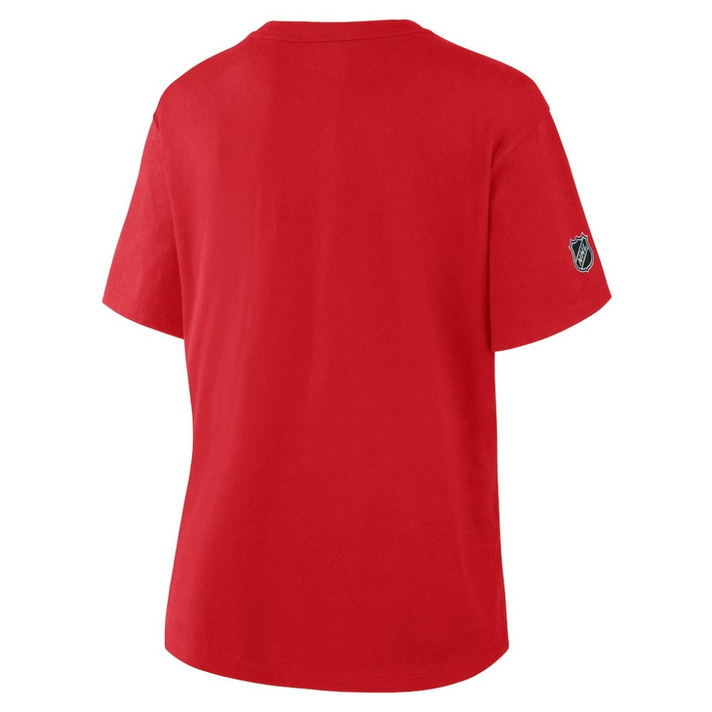 New York Rangers Fanatics Women's Authentic Pro Primary T-Shirt Outlet