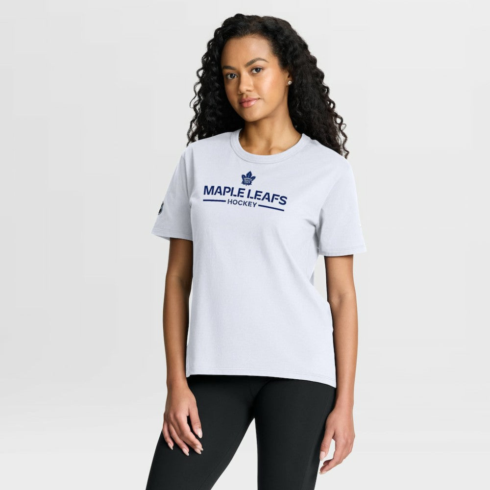 Toronto Maple Leafs Fanatics Women's Authentic Pro Primary T-Shirt For Sale