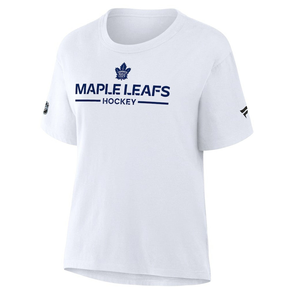 Toronto Maple Leafs Fanatics Women's Authentic Pro Primary T-Shirt For Sale