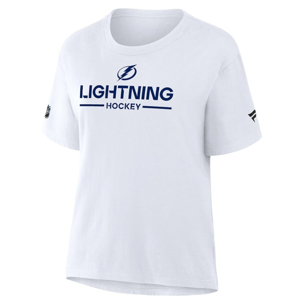 Tampa Bay Lightning Fanatics Women's Authentic Pro Primary T-Shirt Sale