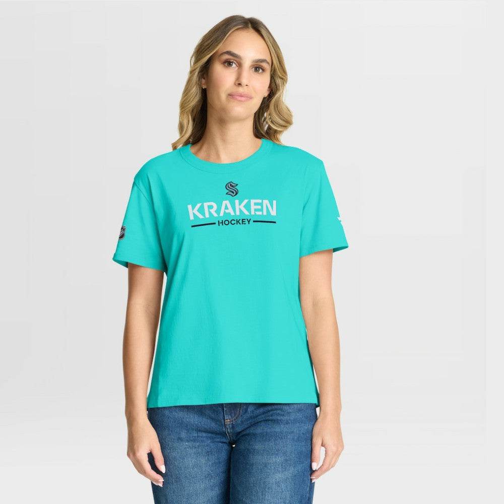 Seattle Kraken Fanatics Women's Authentic Pro Primary T-Shirt Outlet