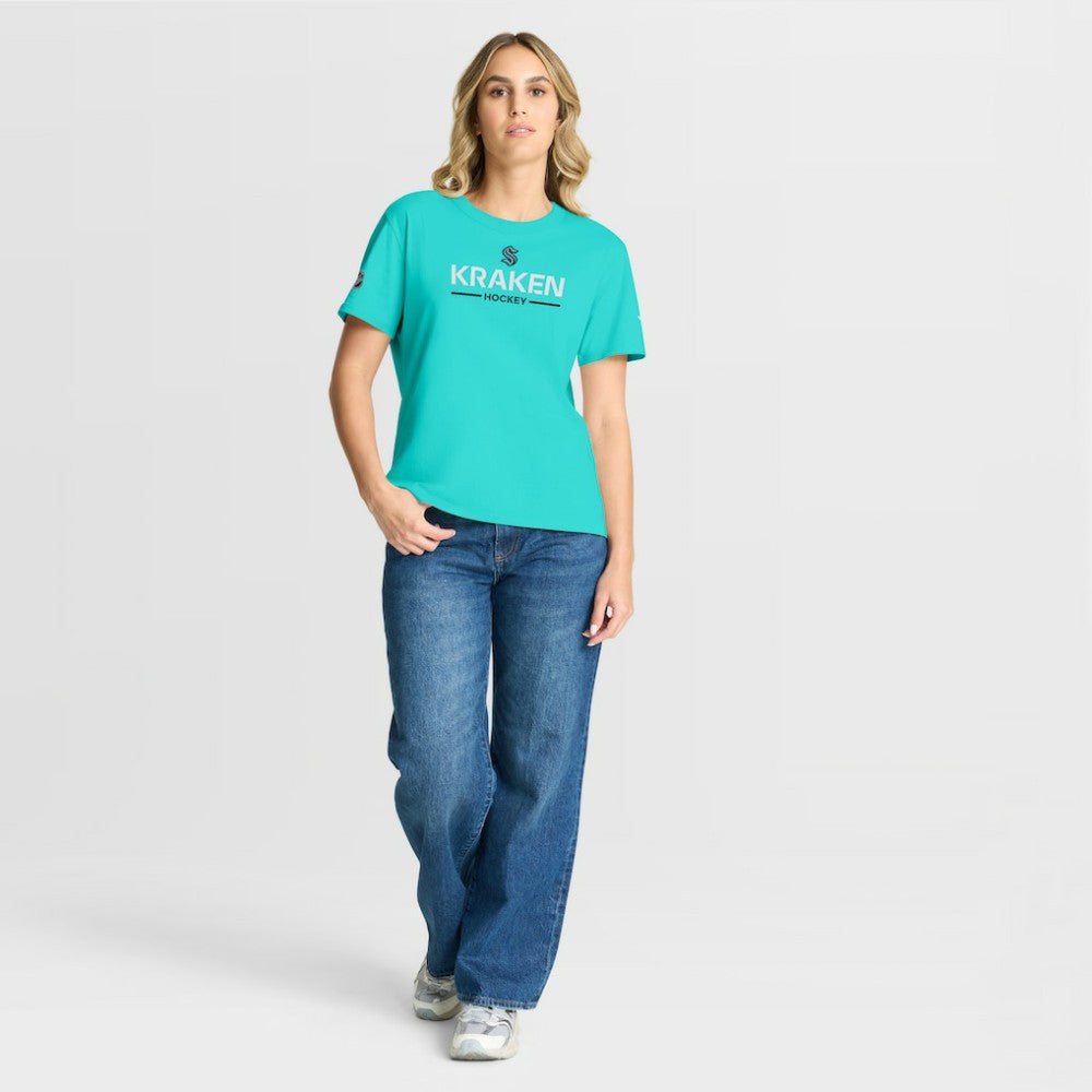 Seattle Kraken Fanatics Women's Authentic Pro Primary T-Shirt Outlet