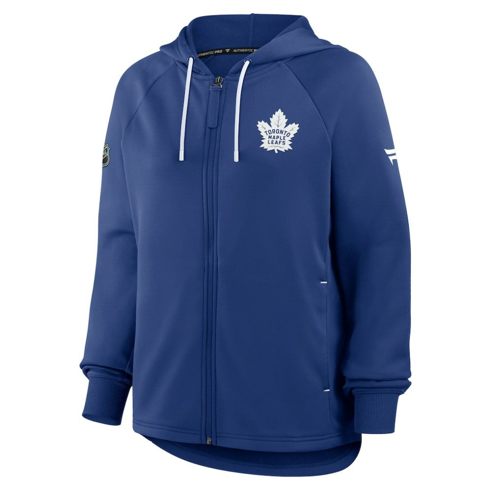 Toronto Maple Leafs Fanatics Women's Authentic Pro Rink Raglan Full-Zip Hoodie Online