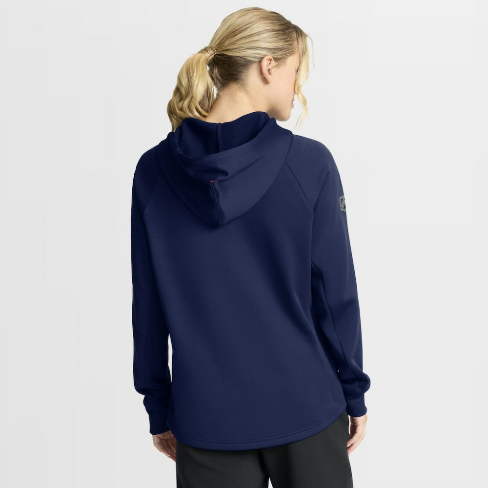 New York Rangers Fanatics Women's Authentic Pro Rink Raglan Full-Zip Hoodie Outlet