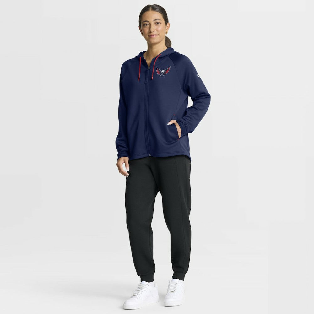 Washington Capitals Fanatics Women's Authentic Pro Rink Raglan Full-Zip Hoodie Discount