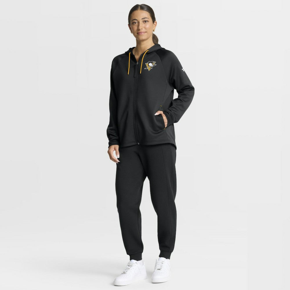 Pittsburgh Penguins Fanatics Women's Authentic Pro Rink Raglan Full-Zip Hoodie Outlet