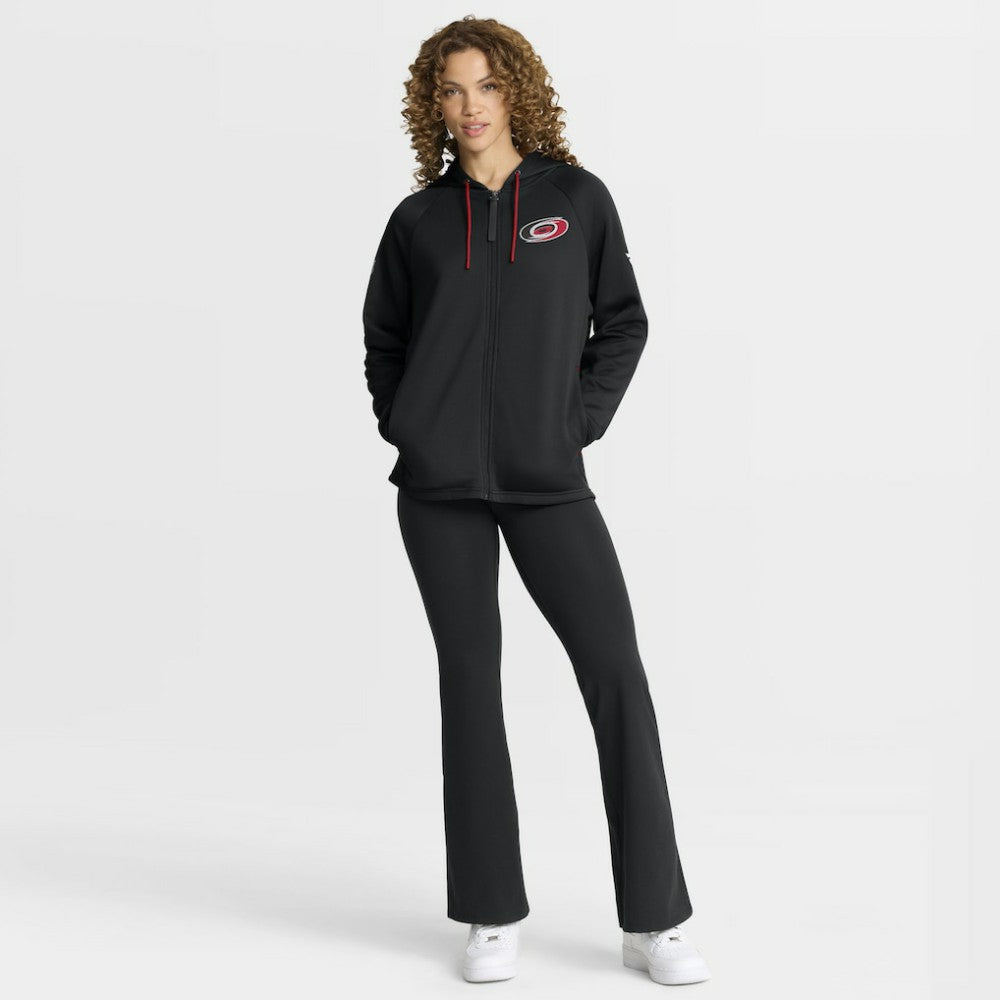 Carolina Hurricanes Fanatics Women's Authentic Pro Rink Raglan Full-Zip Hoodie On Sale