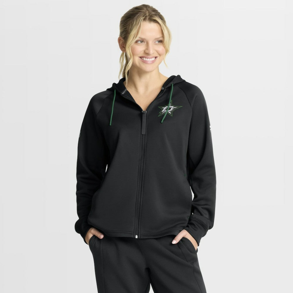 Dallas Stars Fanatics Women's Authentic Pro Rink Raglan Full-Zip Hoodie Discount