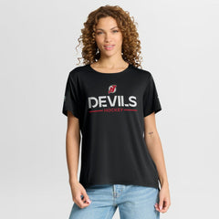 New Jersey Devils Fanatics Women's Authentic Pro Rink Tech T-Shirt Sale