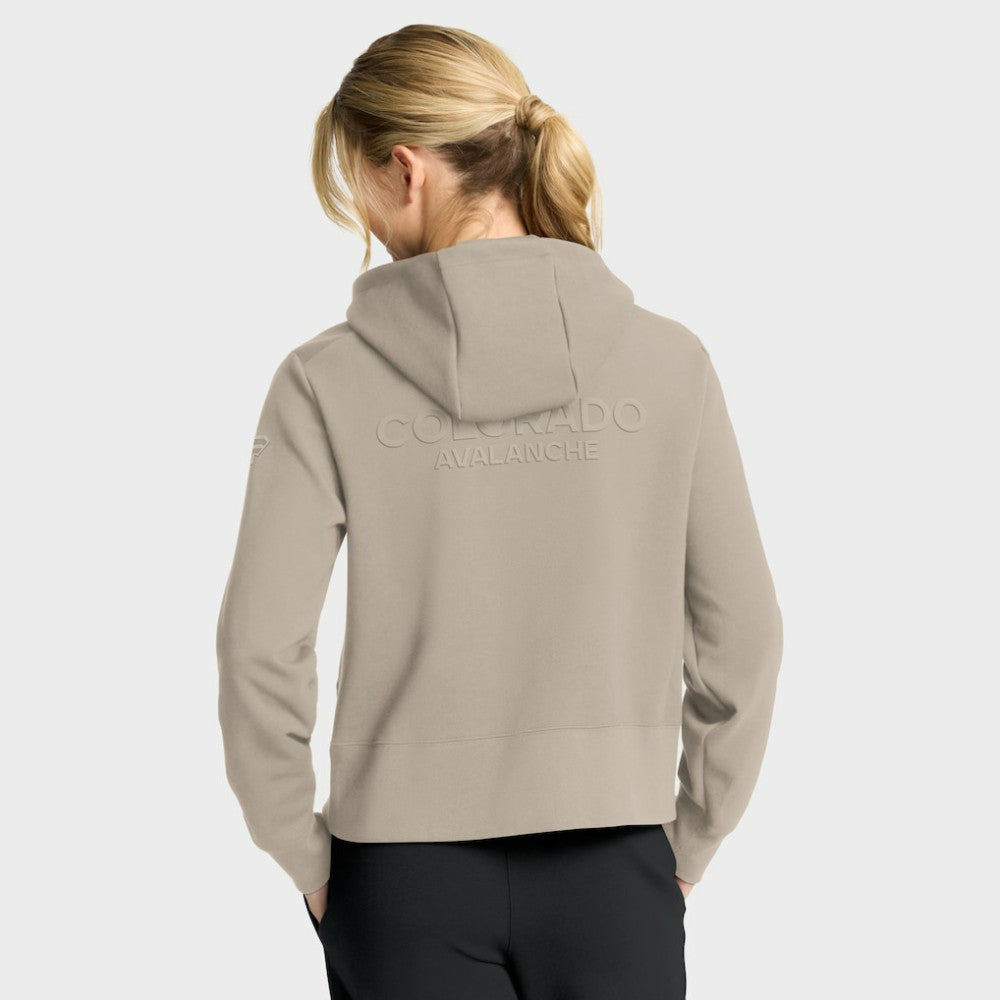 Colorado Avalanche Fanatics Women's Authentic Pro Road Tri-Blend Quarter-Zip Hoodie Online