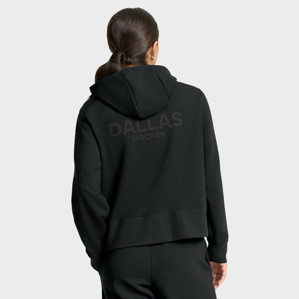 Dallas Stars Fanatics Women's Authentic Pro Road Tri-Blend Quarter-Zip Hoodie Outlet