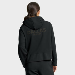 Dallas Stars Fanatics Women's Authentic Pro Road Tri-Blend Quarter-Zip Hoodie Outlet