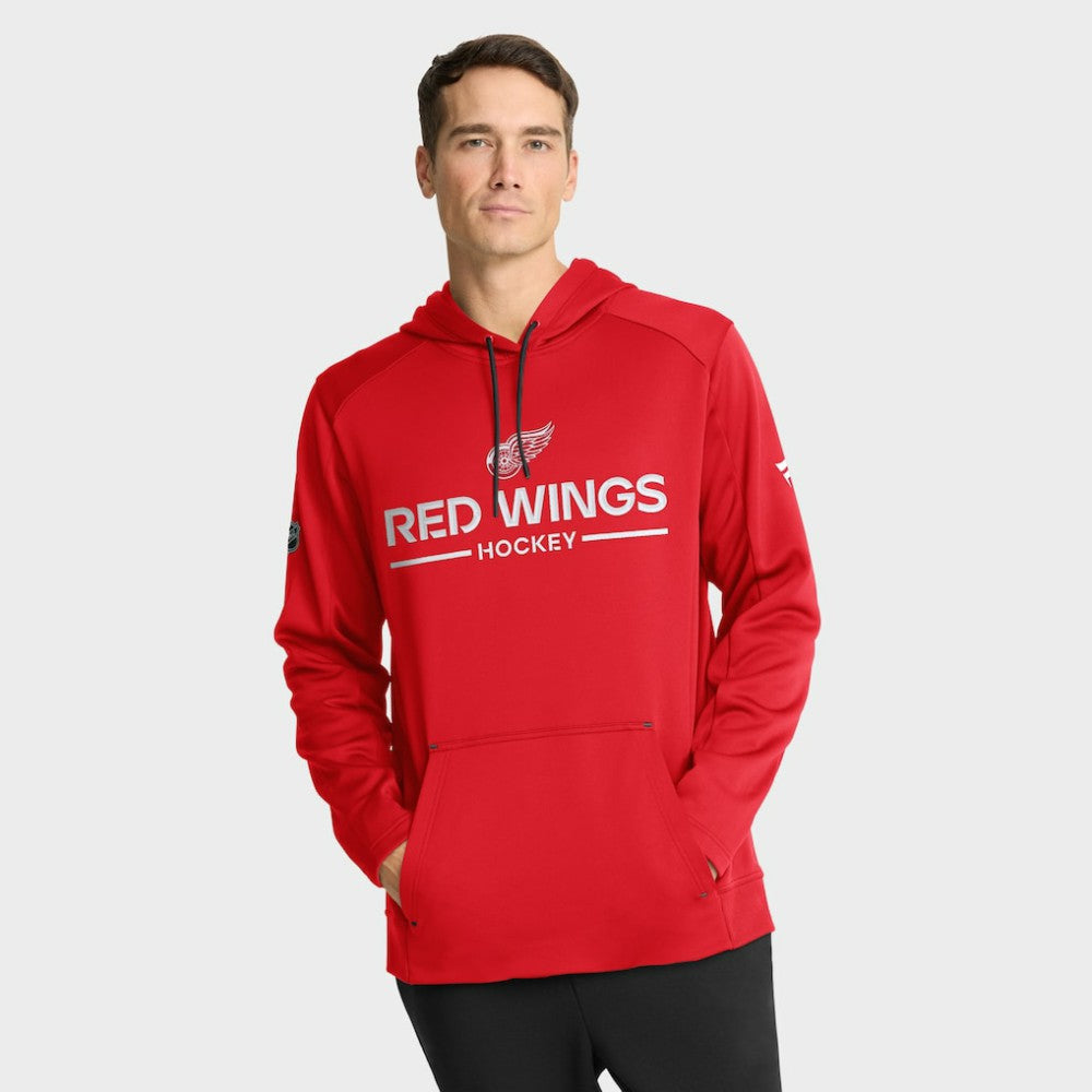 Detroit Red Wings Fanatics Authentic Pro Rink Hoodie For Sale