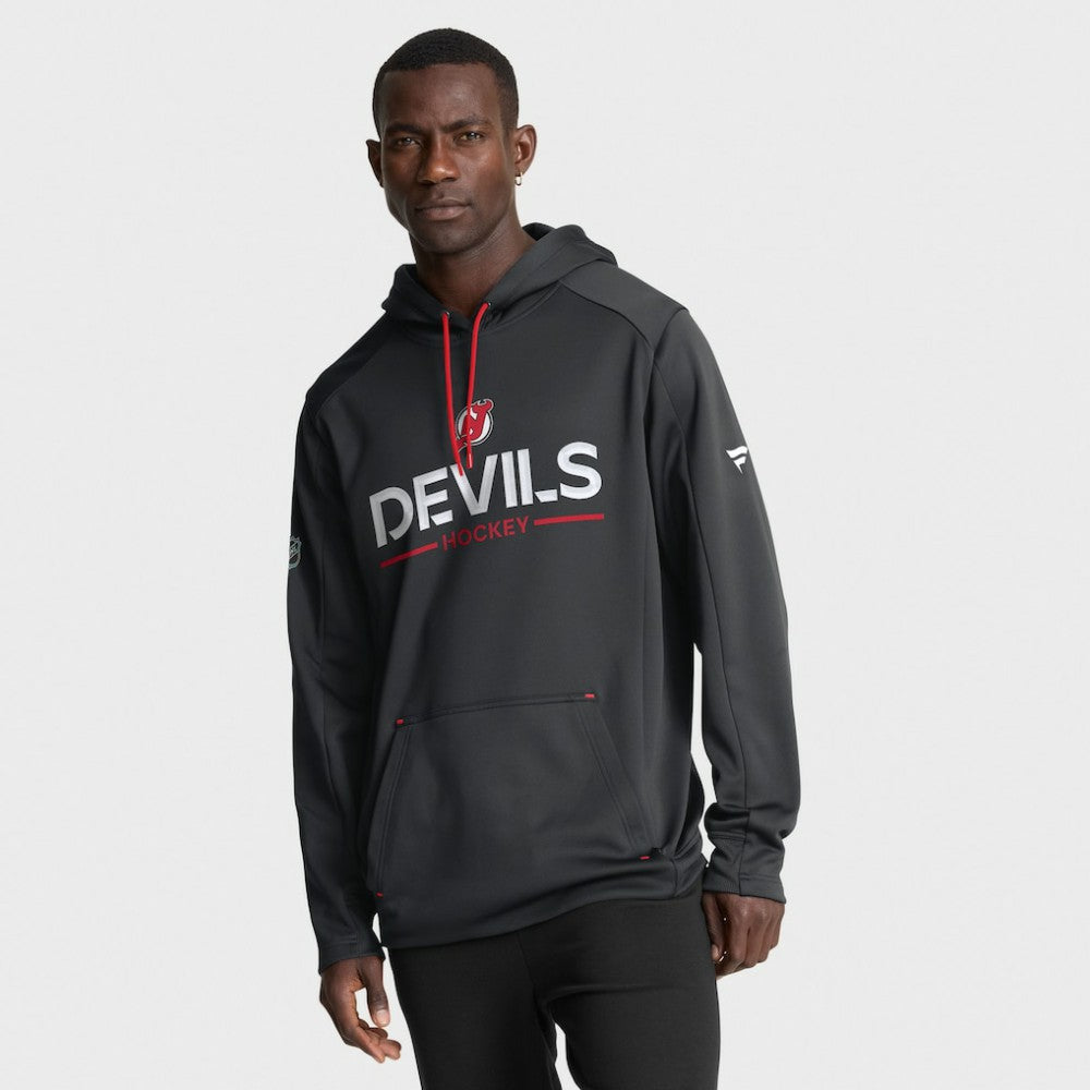 New Jersey Devils Fanatics Authentic Pro Rink Hoodie On Sale