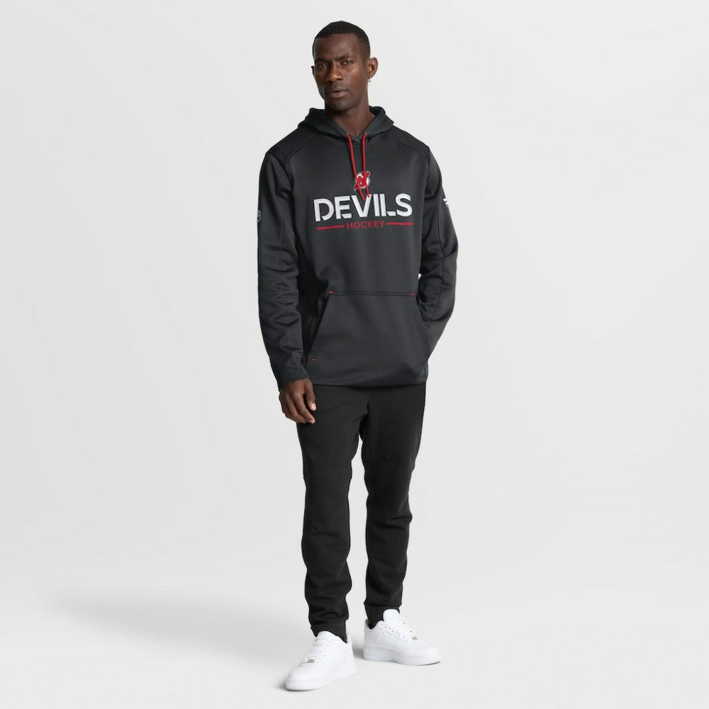 New Jersey Devils Fanatics Authentic Pro Rink Hoodie On Sale