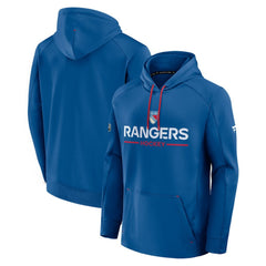 New York Rangers Fanatics Authentic Pro Rink Centennial Hoodie - Blue Discount