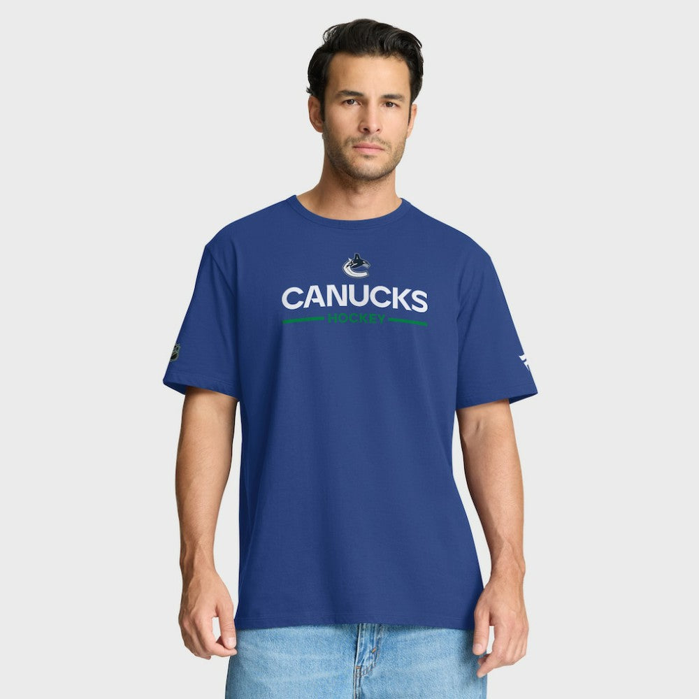 Vancouver Canucks Fanatics Authentic Pro Primary T-Shirt For Sale