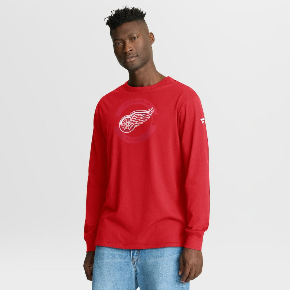 Detroit Red Wings Fanatics Authentic Pro Property Of Practice Long Sleeve T-Shirt Outlet