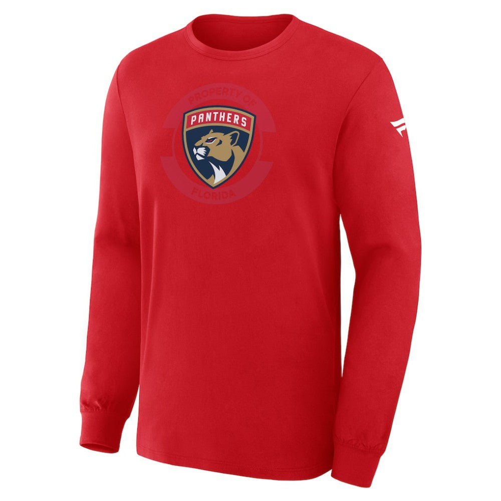 Florida Panthers Fanatics Authentic Pro Property Of Practice Long Sleeve T-Shirt On Sale