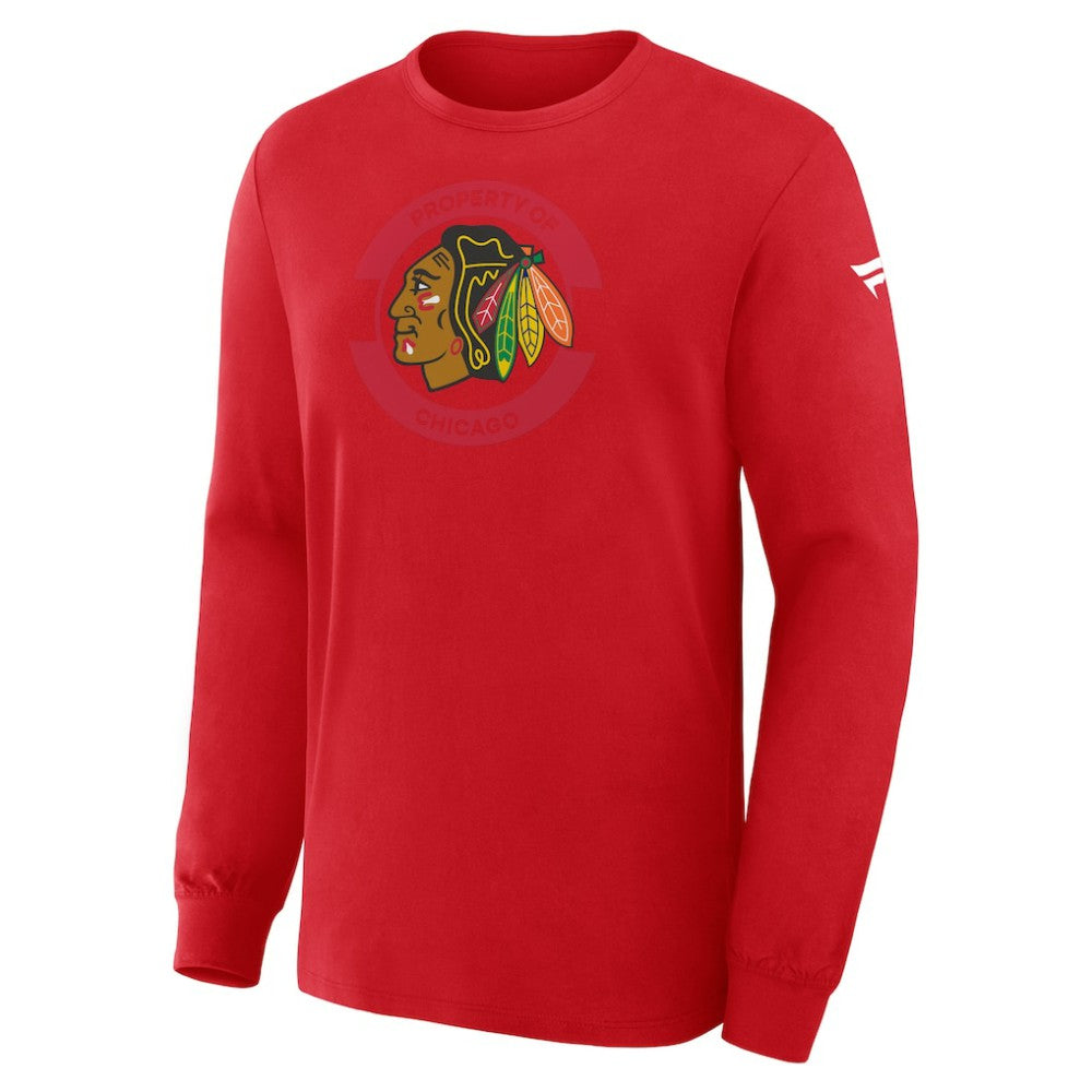 Chicago Blackhawks Fanatics Authentic Pro Property Of Practice Long Sleeve T-Shirt Online