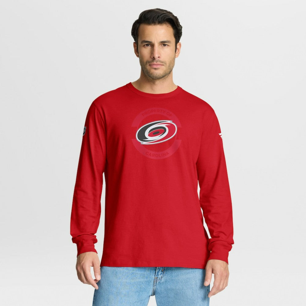 Carolina Hurricanes Fanatics Authentic Pro Property Of Practice Long Sleeve T-Shirt Outlet