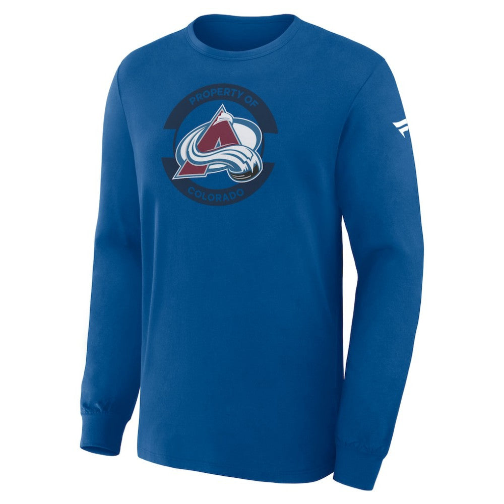 Colorado Avalanche Fanatics Authentic Pro Property Of Practice Long Sleeve T-Shirt For Sale